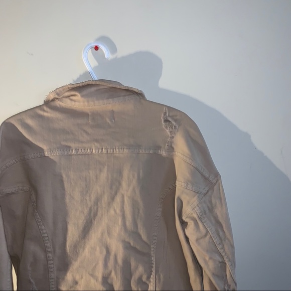 Kollar Denim Distress Jacket - Picture 3 of 5
